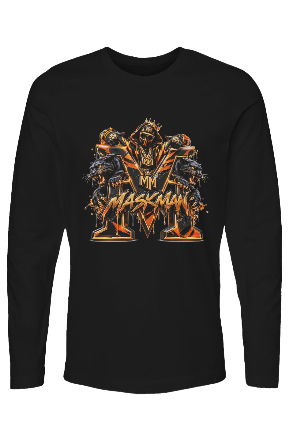Golden Maskman Long Sleeve T Shirt